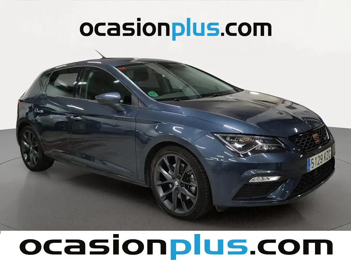 Usado Seat Leon FR 190 CV (139 kW) 2019 Gris Utilitario