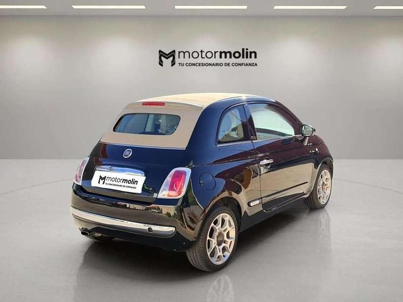 Usado Fiat 500C Pop 69 CV (50 kW) 2015 Negro Descapotable
