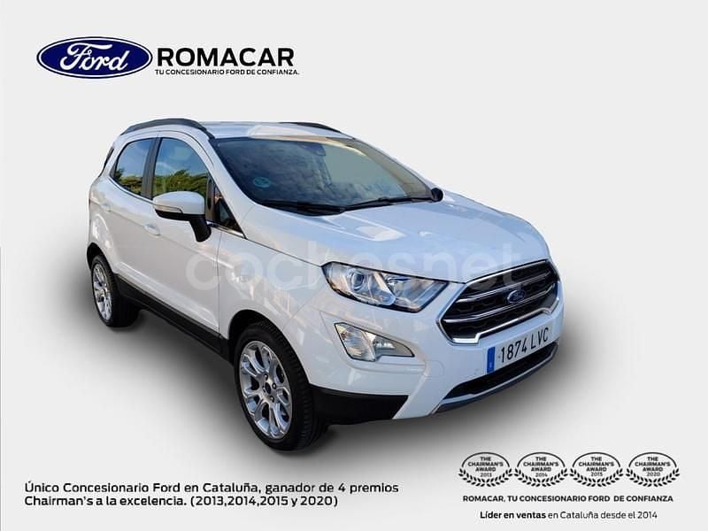 Blanco Usado 2021 Ford Ecosport Titanium SUV | 14.900 € (Buen precio) - Imagen 1/4