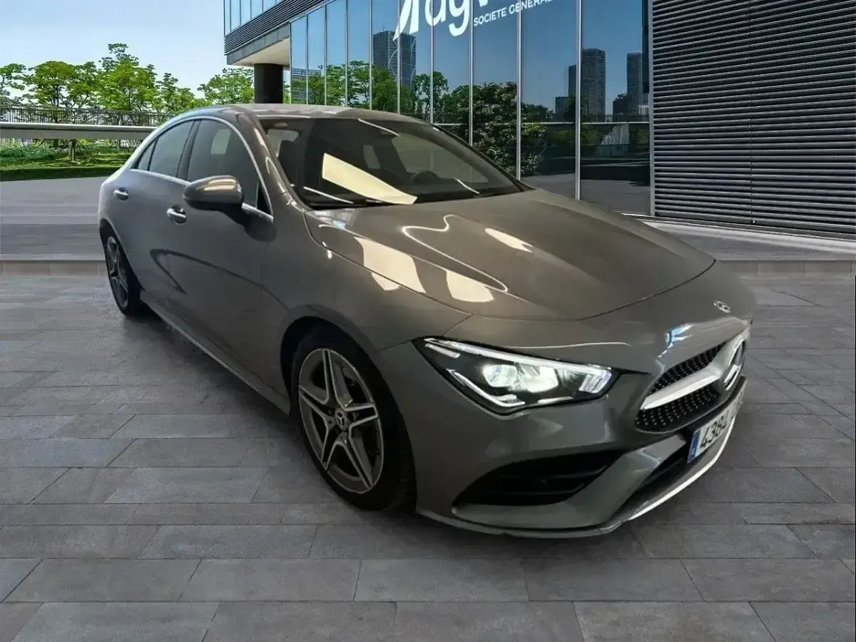 Usado Mercedes CLA200 150 CV (110 kW) 2021 Gris Coupe