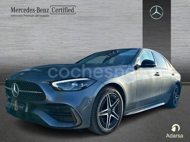 Gris / plata Usado 2024 Mercedes C300e AMG line Berlina | 45.300 € (Super precio) - Imagen 1/4