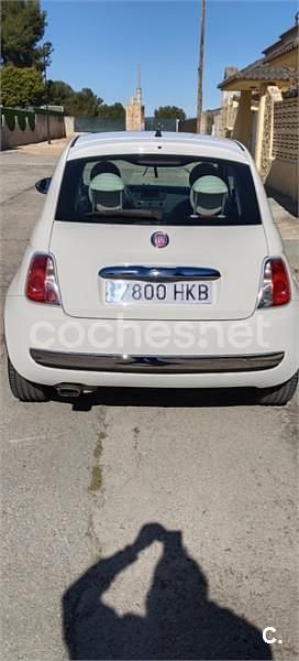 Usado Fiat 500 Lounge 69 CV (50 kW) 2013 Blanco Berlina
