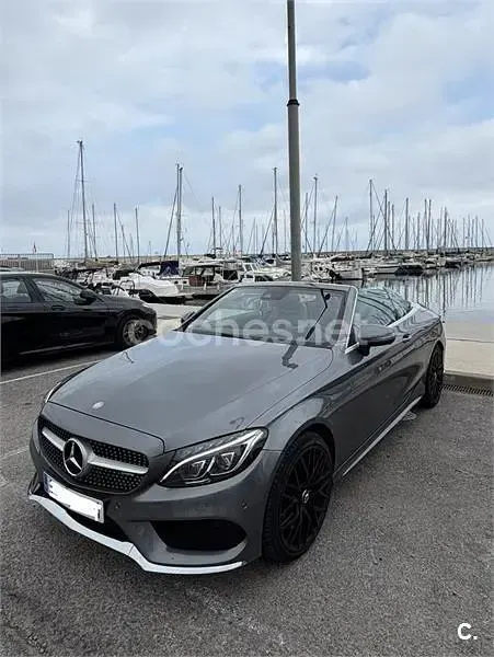 Usado Mercedes C250 204 CV (150 kW) 2016 Gris / plata Descapotable