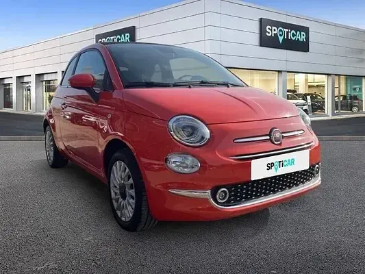 Usado Fiat 500C Dolcevita 70 CV (51 kW) 2024 Naranja Descapotable