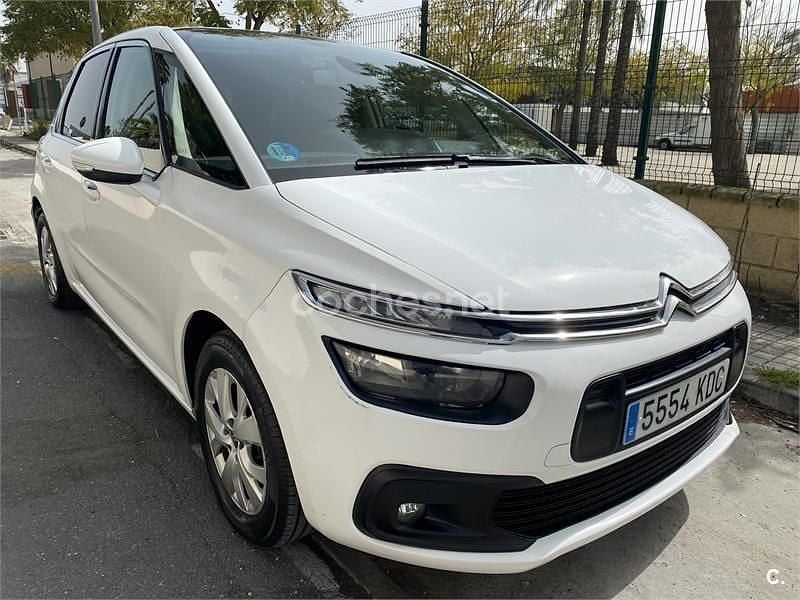 Usado Citroën C4 Picasso PureTech 130 CV (95 kW) 2017 Blanco Monovolumen