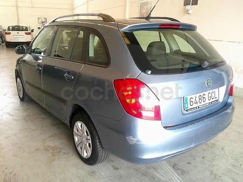 Brugt Skoda Fabia Style 80 HK (58 kW) 2008 Blå Sedan