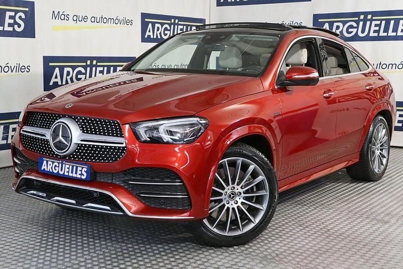 Rojo Usado 2021 Mercedes GLE350e AMG Line Premium Coupe | 71.500 € (Precio justo) - Imagen 1/4