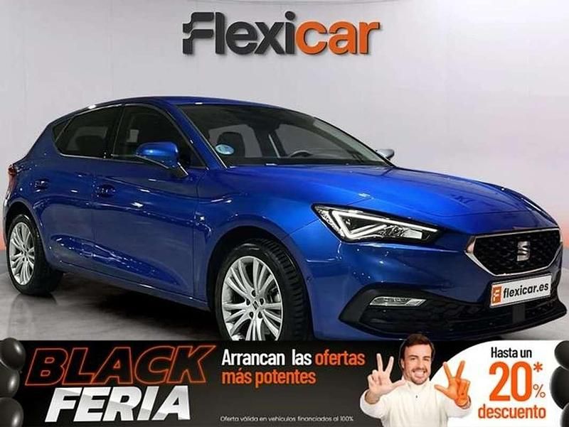 Azul Usado 2023 Seat Leon Style Berlina | 19.990 € (Super precio) - Imagen 1/4