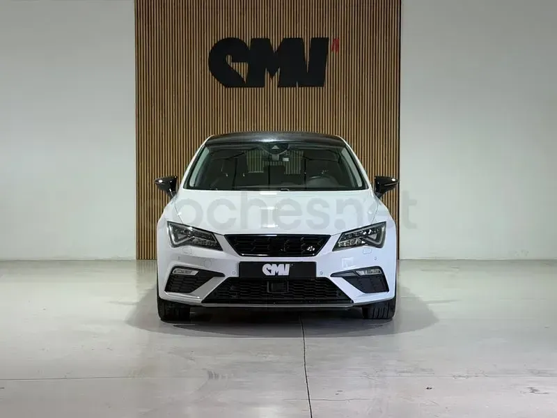 Usado Seat Leon FR 150 CV (110 kW) 2018 Blanco Berlina