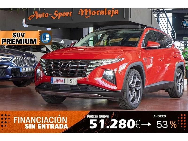 Rojo Usado 2021 Hyundai Tucson Style SUV | 24.400 € (Precio justo) - Imagen 1/4