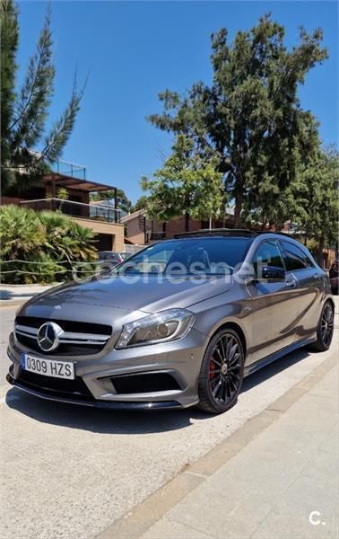 Gris / plata Usado 2014 Mercedes A45 AMG AMG Berlina | 24.500 € (Precio justo) - Imagen 1/4