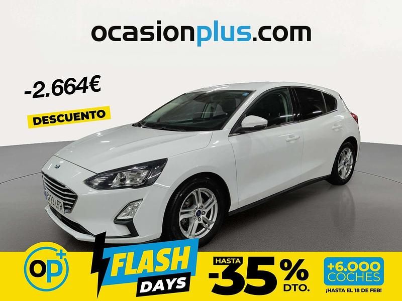Usado Ford Focus Trend 125 CV (91 kW) 2020 Blanco Berlina