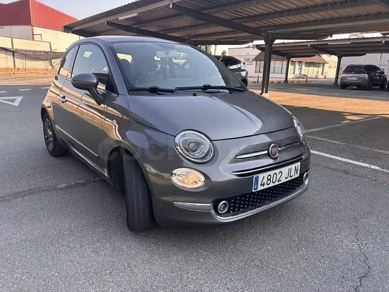 Usado Fiat 500 Lounge 69 CV (50 kW) 2016 Gris / plata Berlina