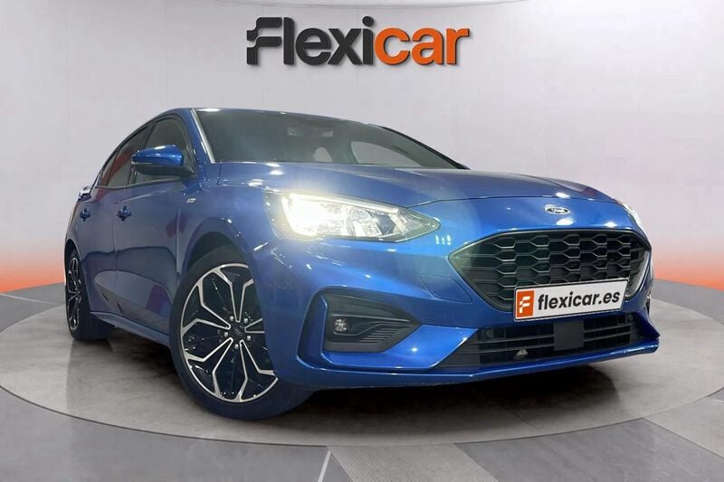 Azul Usado 2021 Ford Focus ST-Line Berlina | 16.790 € (Buen precio) - Imagen 1/4