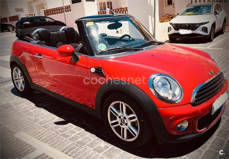 Rojo Usado 2012 Mini One Cabriolet Descapotable | 9990 € (Precio justo) - Imagen 1/4
