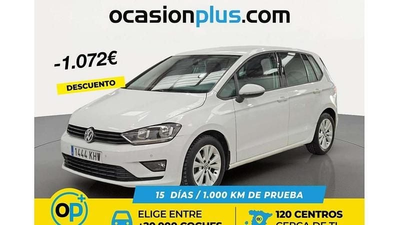 Usado VW Golf Sportsvan 110 CV (80 kW) 2018 Blanco Monovolumen