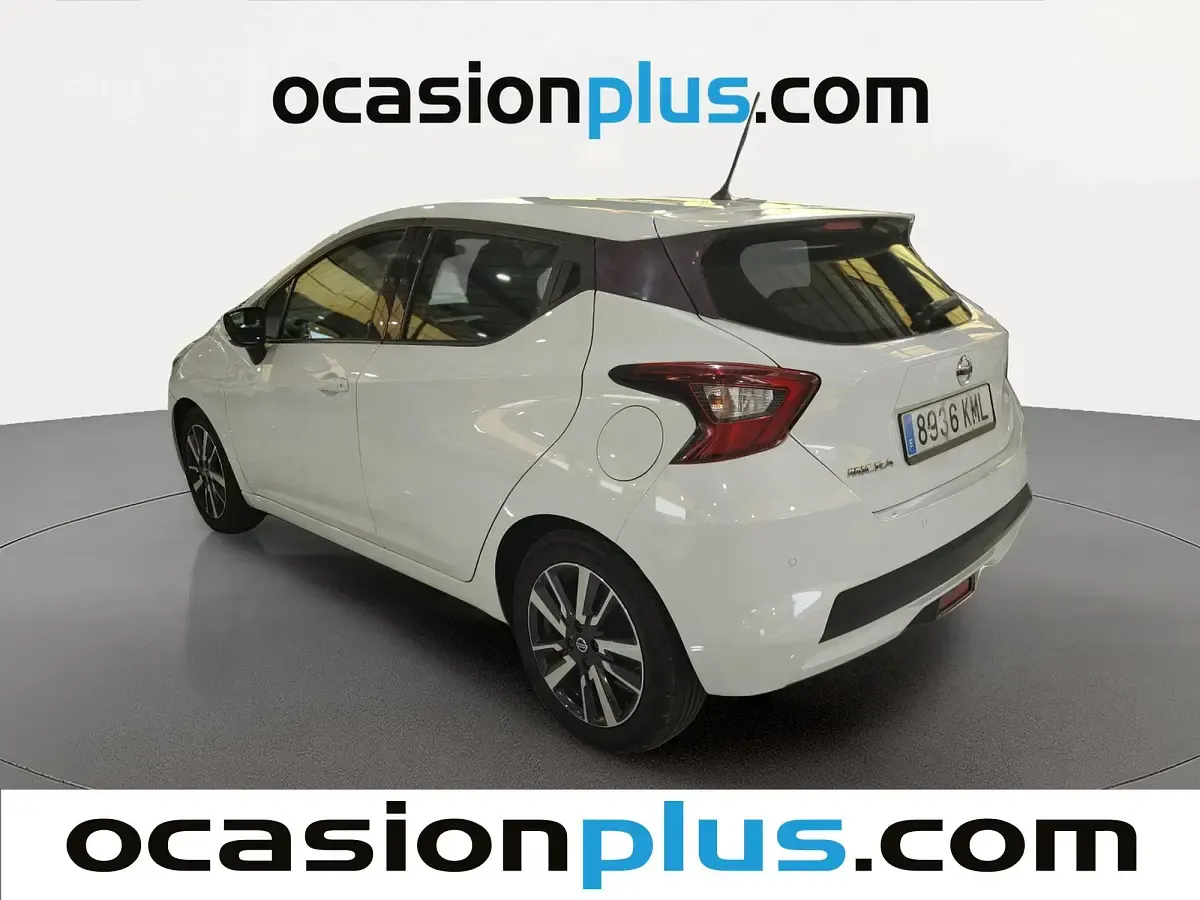 Usado Nissan Micra Acenta 90 CV (66 kW) 2018 Blanco Utilitario