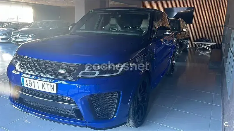 Usado Land Rover Range Rover Sport SVR 575 CV (422 kW) 2019 Azul SUV
