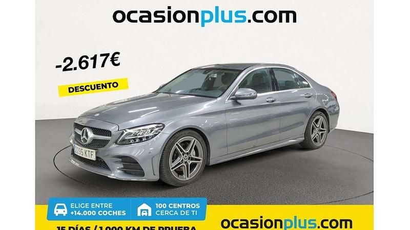 Gris Usado 2019 Mercedes C200 Berlina | 25.446 € (Precio justo) - Imagen 1/4