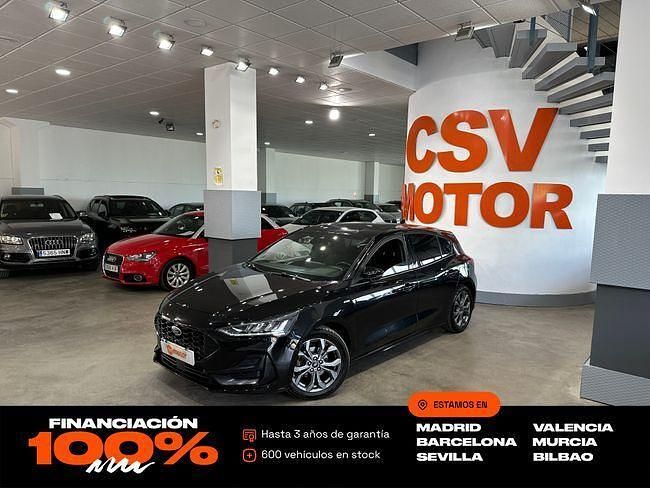 Usado Ford Focus ST-Line 125 CV (91 kW) 2023 Negro Berlina