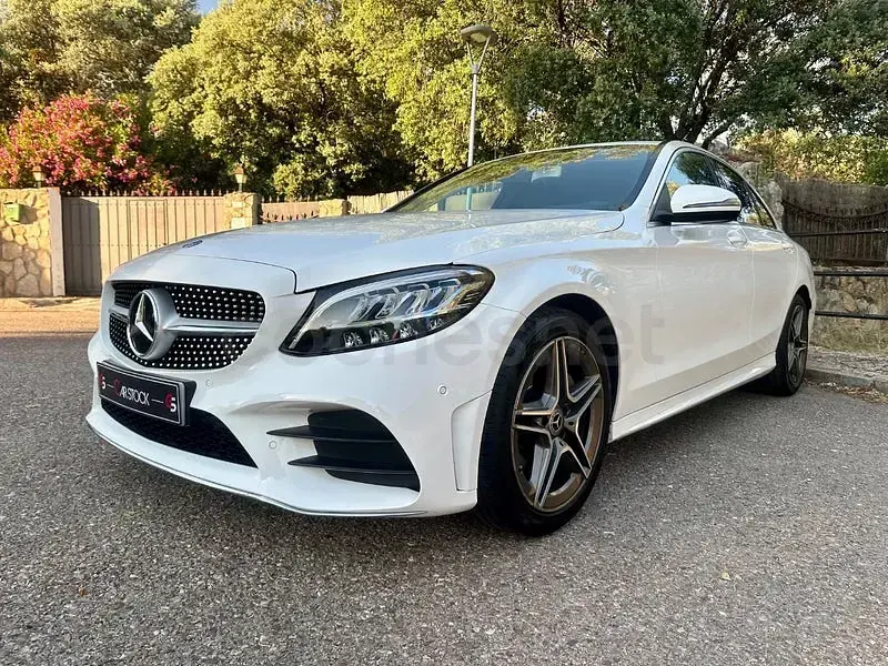 Usado Mercedes C200 160 CV (117 kW) 2019 Blanco Berlina