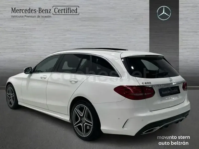 Usado Mercedes C200 184 CV (135 kW) 2020 Blanco Familiar
