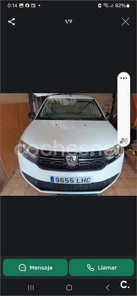 Blanco Usado 2020 Dacia Sandero Essentiel Berlina | 8200 € (Super precio) - Imagen 1/4