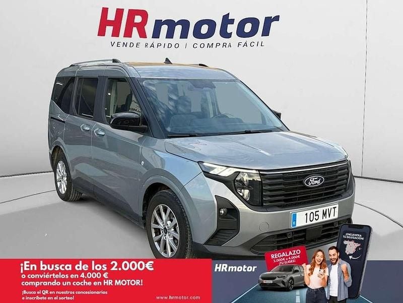 Gris Usado 2024 Ford Tourneo Courier Titanium Monovolumen | 20.790 € (Super precio) - Imagen 1/4