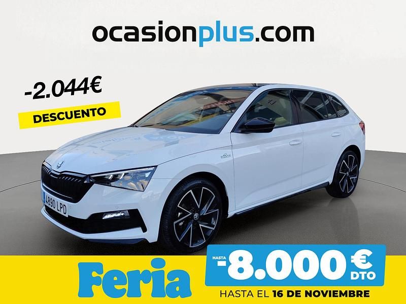 Blanco Usado 2021 Skoda Scala Monte Carlo Utilitario | 22.490 € (Un poco caro) - Imagen 1/4