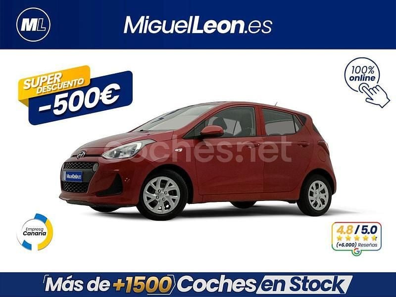 Rojo Usado 2018 Hyundai i10 Utilitario | 8485 € (Precio justo) - Imagen 1/3