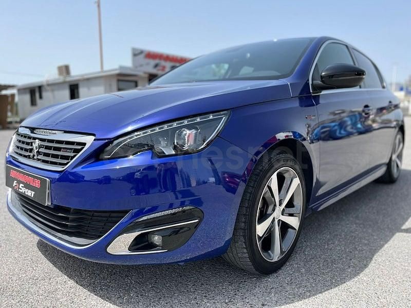 Usado Peugeot 308 SW GT-line 130 CV (95 kW) 2017 Azul Familiar
