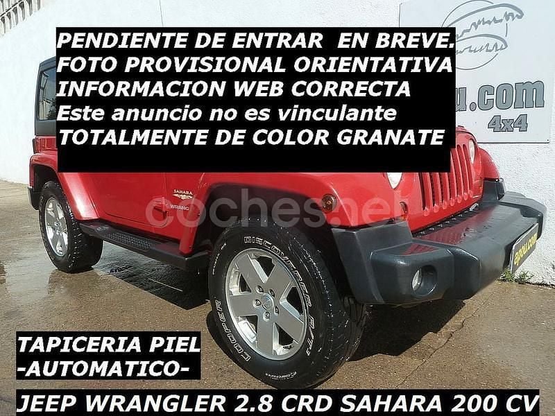 Granate Usado 2012 Jeep Wrangler Sahara SUV | 29.900 € (Precio justo) - Imagen 1/3