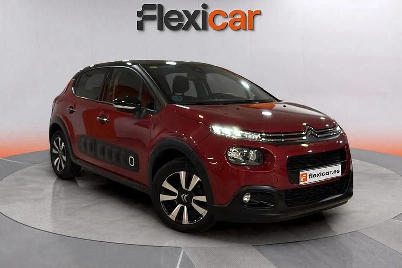 Granate Usado 2020 Citroën C3 PureTech Berlina | 10.590 € (Precio justo) - Imagen 1/4