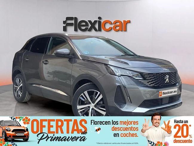 Usado Peugeot 3008 Allure 130 CV (95 kW) 2021 Gris SUV