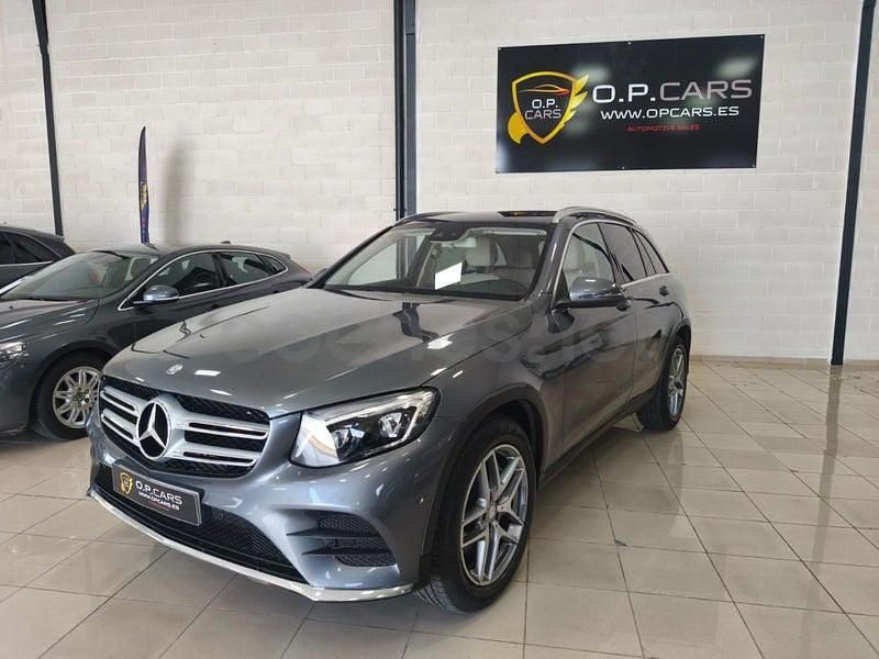 Usado Mercedes GLC250 AMG line 204 CV (150 kW) 2016 Gris / plata SUV