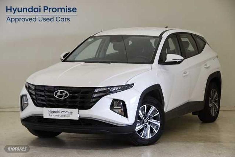 Blanca Usado 2024 Hyundai Tucson SUV | 24.590 € (Precio justo) - Imagen 1/4