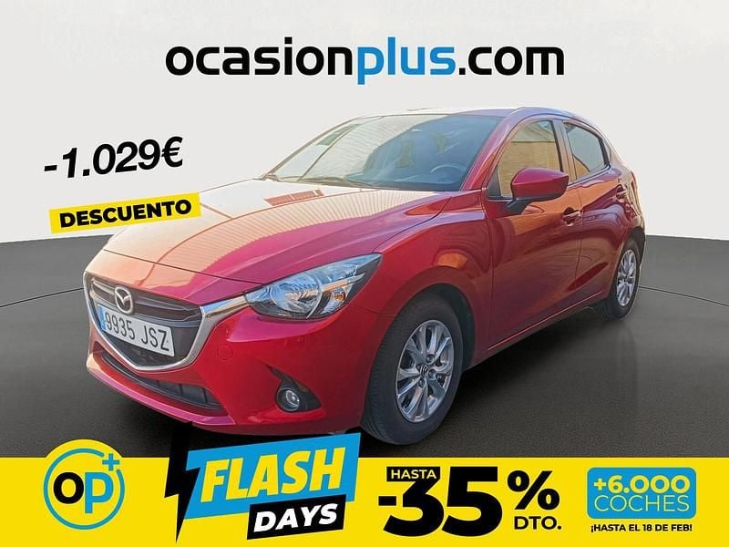 Rojo Usado 2016 Mazda 2 Style+ Utilitario | 12.871 € (Precio justo) - Imagen 1/4