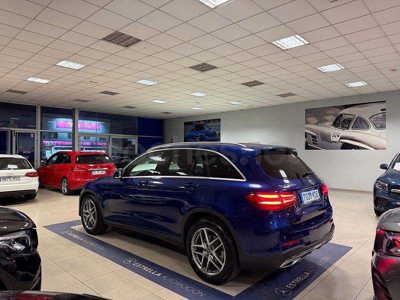 Usado Mercedes GLC220 170 CV (125 kW) 2017 Azul SUV