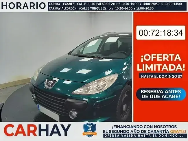 Usado Peugeot 307 110 CV (80 kW) 2005 Utilitario