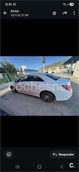 Usado Mercedes CLA200 Urban 136 CV (100 kW) 2015 Blanco Berlina
