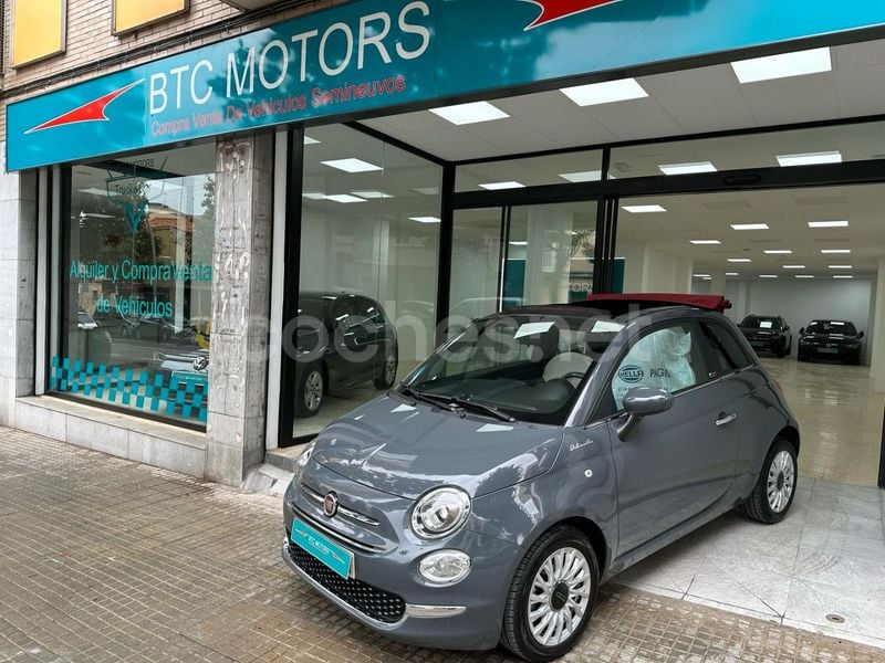 Gris / plata Usado 2022 Fiat 500C Dolcevita Descapotable | 12.100 € (Precio justo) - Imagen 1/4