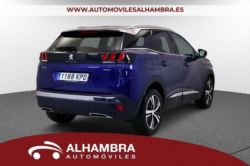 Usado Peugeot 3008 GT-line 130 CV (95 kW) 2018 Azul SUV