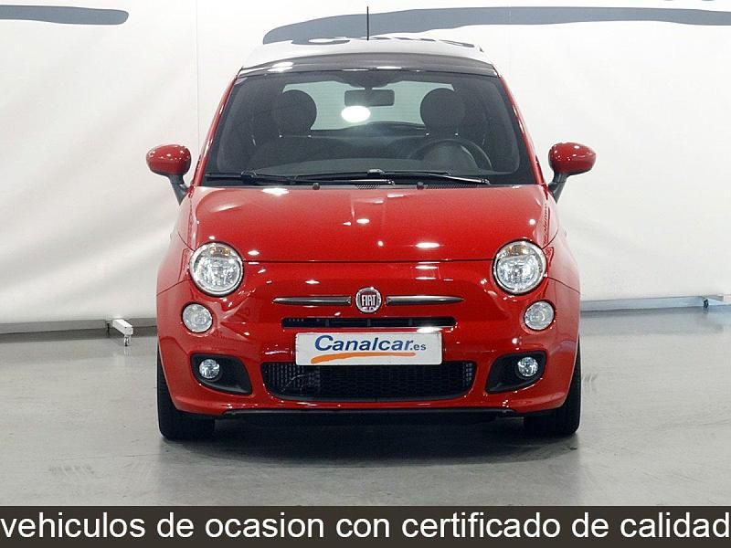 Usado Fiat 500 Lounge 95 CV (69 kW) 2013 Rojo Utilitario