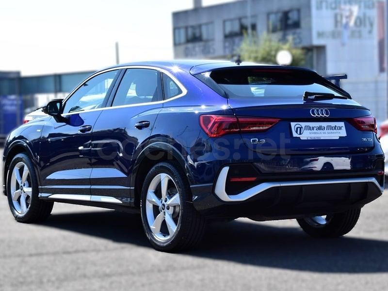 Usado Audi Q3 Sportback S-Line 150 CV (110 kW) 2021 Azul SUV