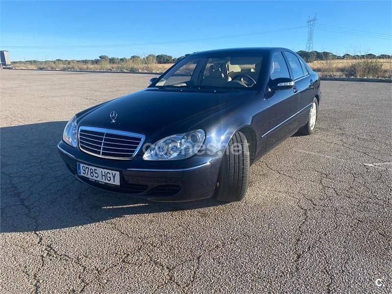 Usado Mercedes S500 306 CV (225 kW) 2003 Azul Berlina