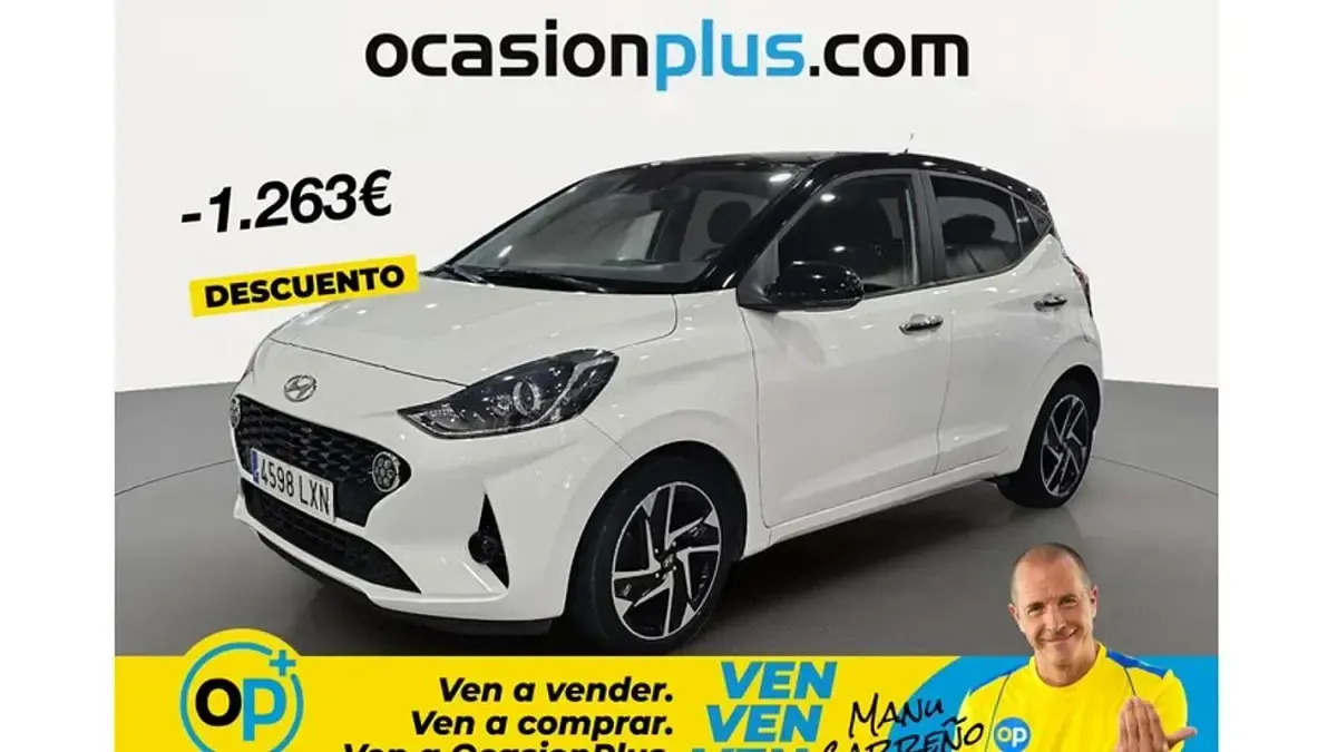 Usado Hyundai i10 84 CV (61 kW) 2022 Blanco Utilitario