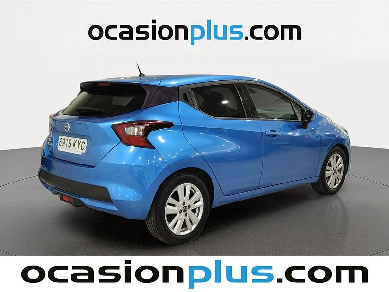Usado Nissan Micra N-Connecta 101 CV (74 kW) 2019 Azul Utilitario