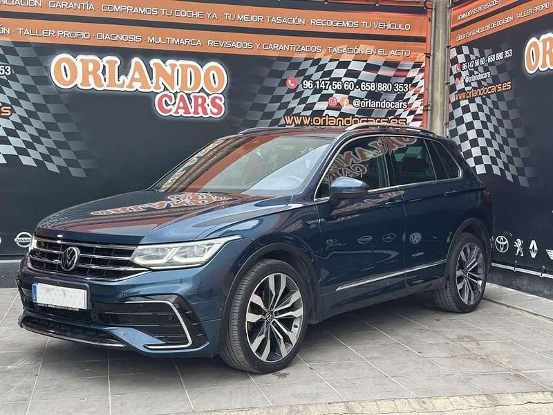 Usado VW Tiguan Sportline 150 CV (110 kW) 2021 Azul SUV