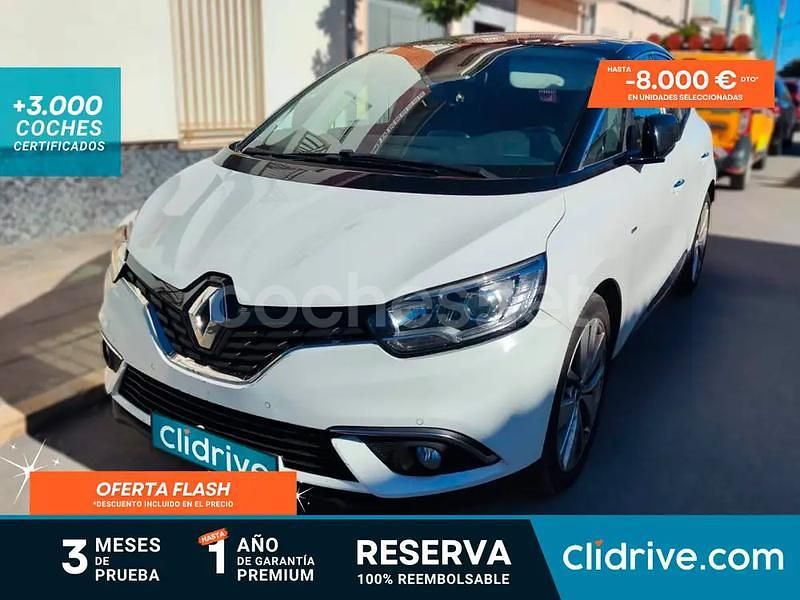 Blanco Usado 2018 Renault Scénic IV Zen Monovolumen | 13.490 € (Buen precio) - Imagen 1/3