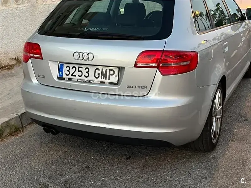 Usado Audi A3 Ambition 140 CV (102 kW) 2009 Blanco Utilitario